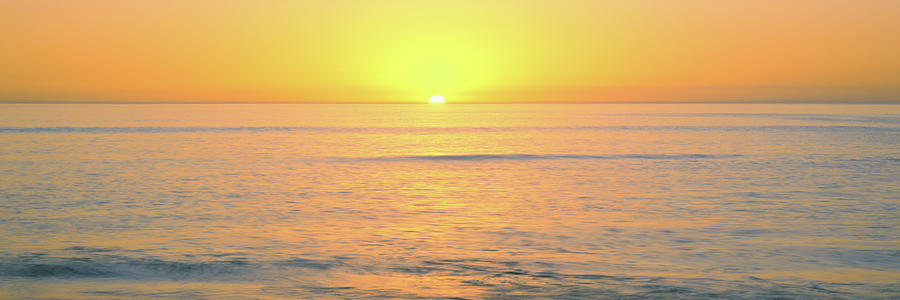 Sunrise over the sea, Sea of Cortez near Punta Pescadero, Baja California Sur, Mexico Photograph by Panoramic Images