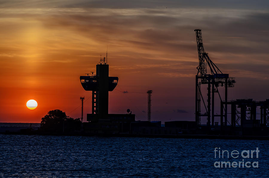 Sunrise Over The Seaport Photograph