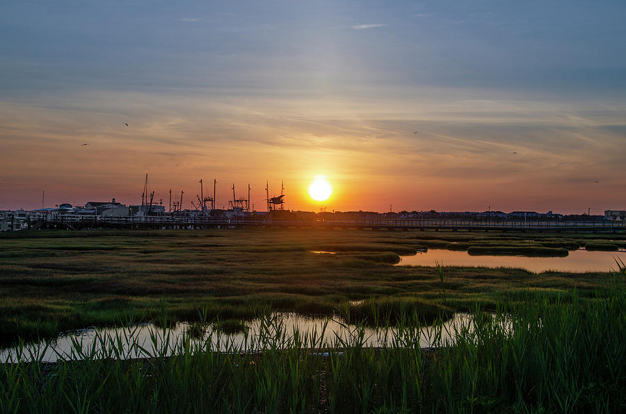 Sunrise Over Two Mile Landing - Wild Wood New Jersey Photograph by Bill Cannon