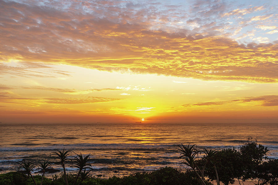 Sunrise over Umdloti, South Africa Photograph by Sathia Pather - Fine ...