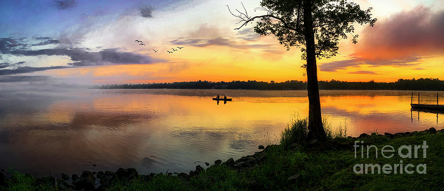 Sunrise Paddle Photograph