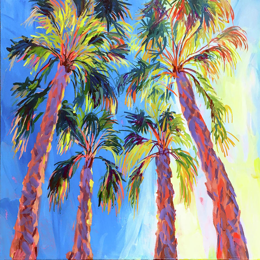 Sunrise Palms Painting