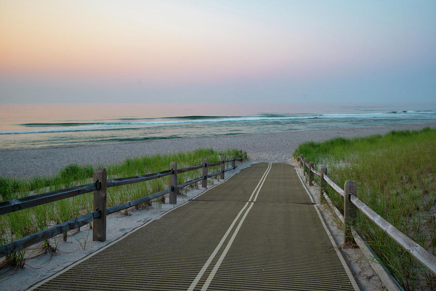 Sunrise Path down to the Beach Photograph by Matthew DeGrushe
