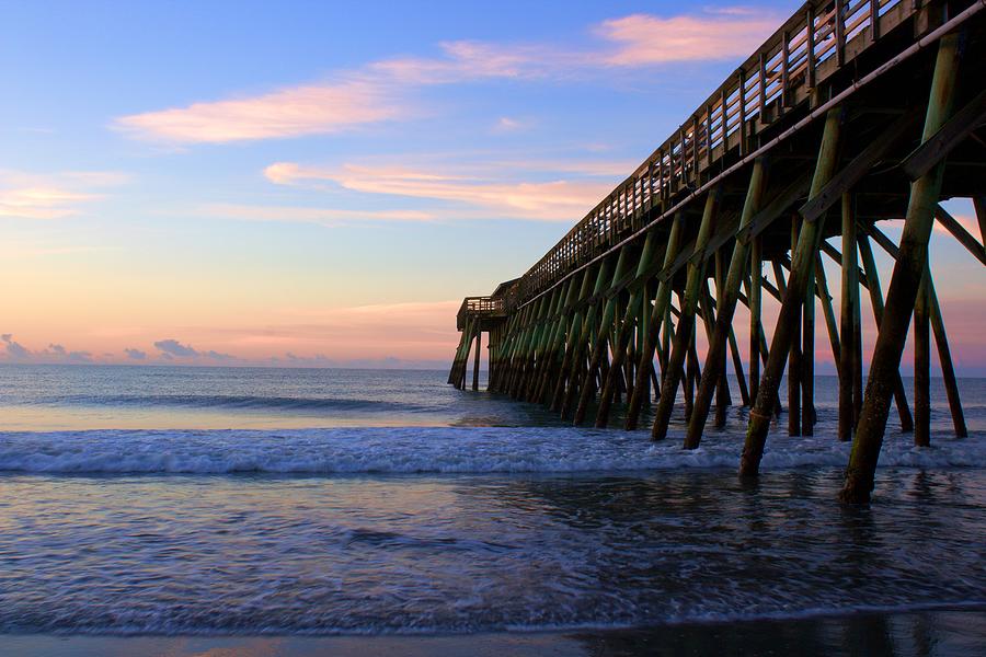 Sunrise Pier - Myrtle Beach State Park Photograph by Kaila Parmalee ...