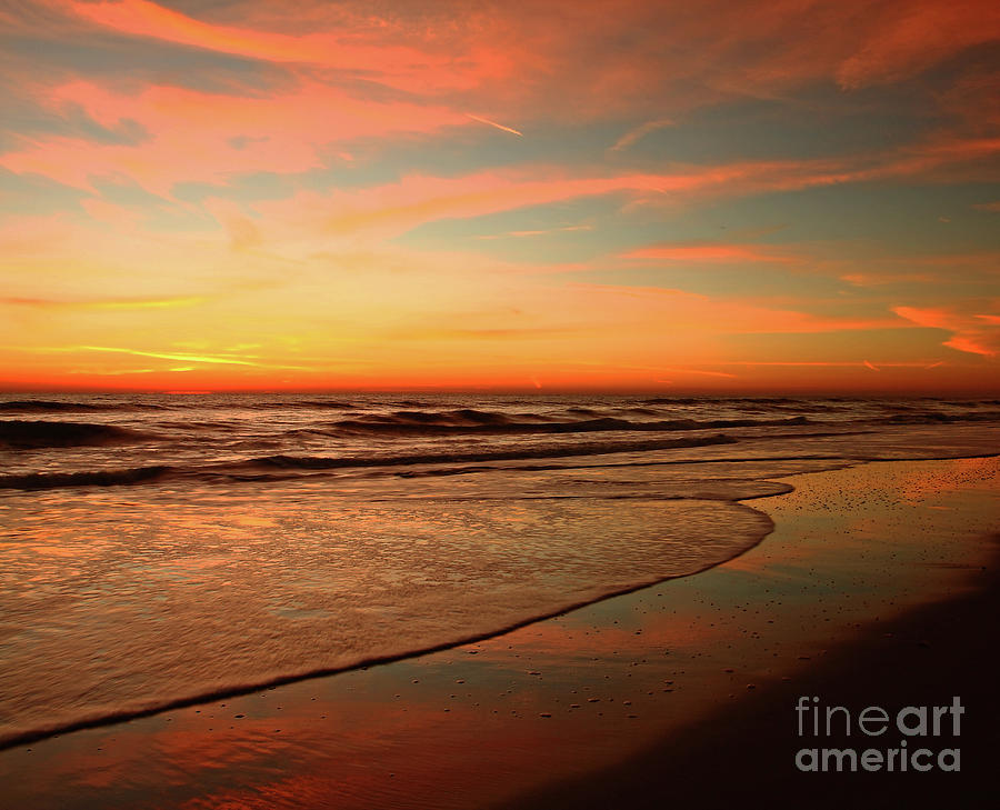 Landscape Photograph - Sunrise Ponte Vedra Beach by John F Tsumas