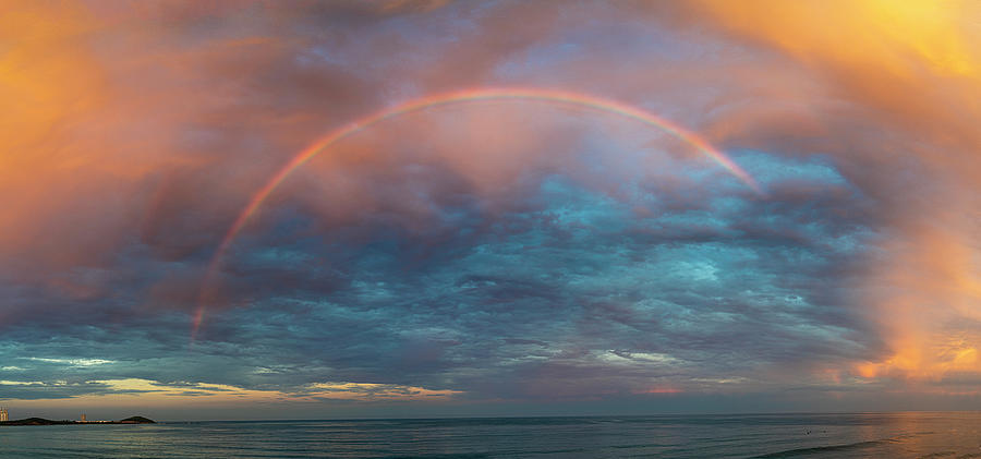 Sunrise Rainbow Mazatlan Photograph by Tommy Farnsworth