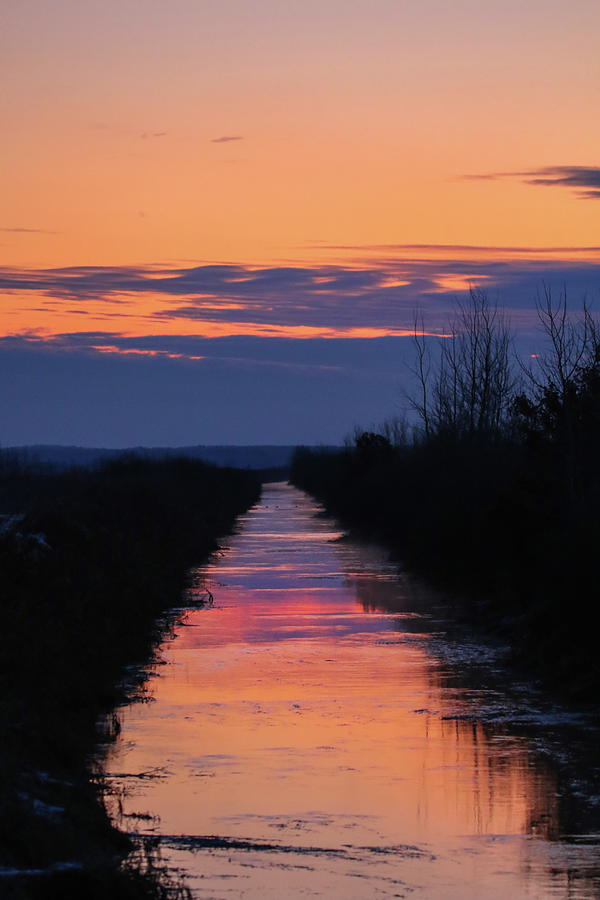 Sunrise Reflection Photograph by Brook Burling