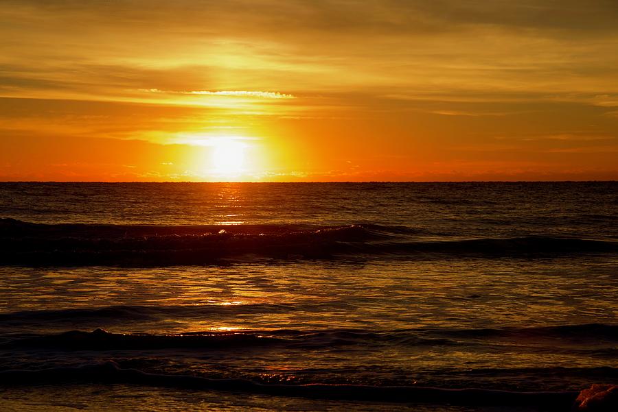 Sunrise Reflections On The Atlantic Ocean Photograph by Dennis Schmidt