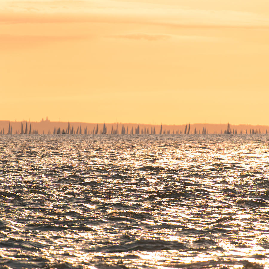 Sunrise Sailing on the Isle of Wight Photograph by s0ulsurfing - Jason Swain