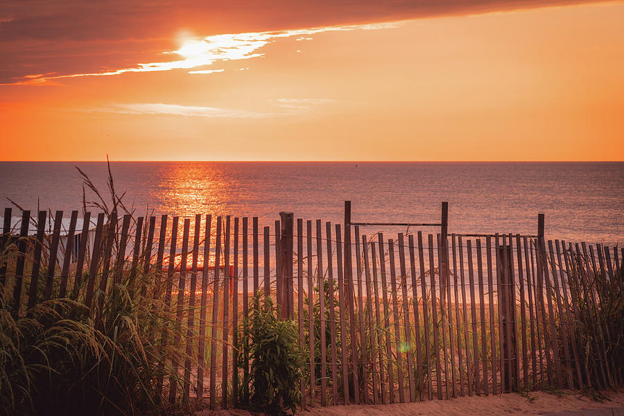 Sunrise Scene from Dewey Beach Photograph by Jason Fink