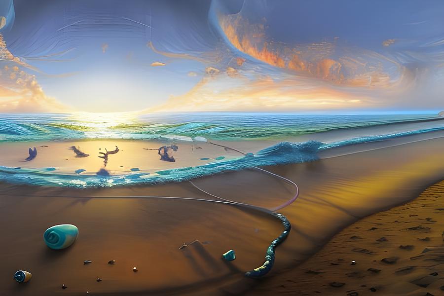 Sunrise Shores Digital Art by Beverly Read
