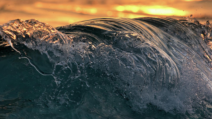 Sunrise Splashing Photograph by Stelios Kleanthous