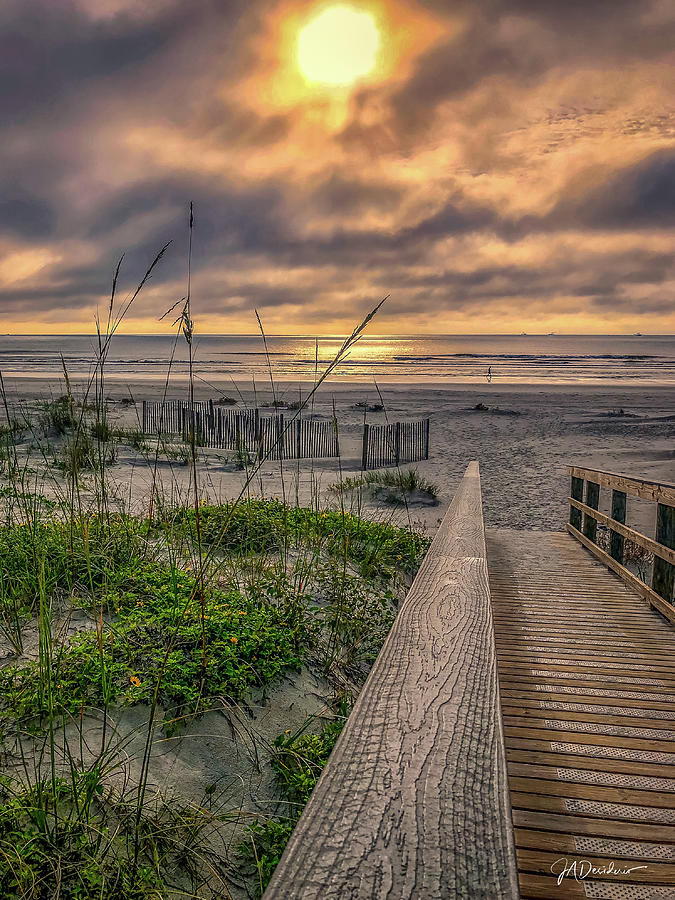 Beach Photograph - Sunrise Stroll by Joseph Desiderio
