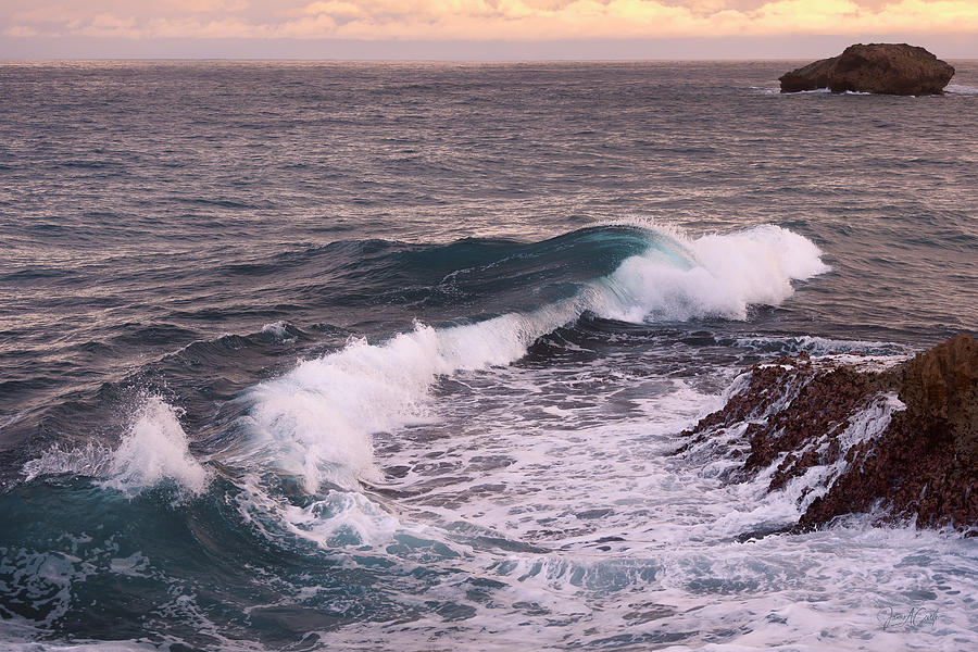 Sunrise Surf Photograph by James Covello