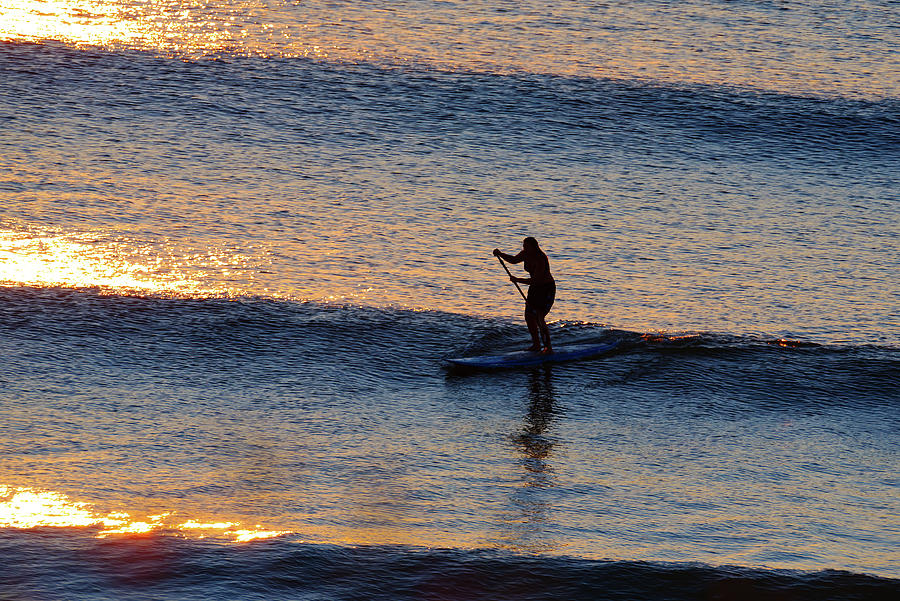 Sunrise Surfer Photograph by Flinn Hackett