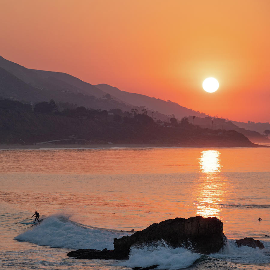 Sunrise Surfer Photograph by Matthew DeGrushe