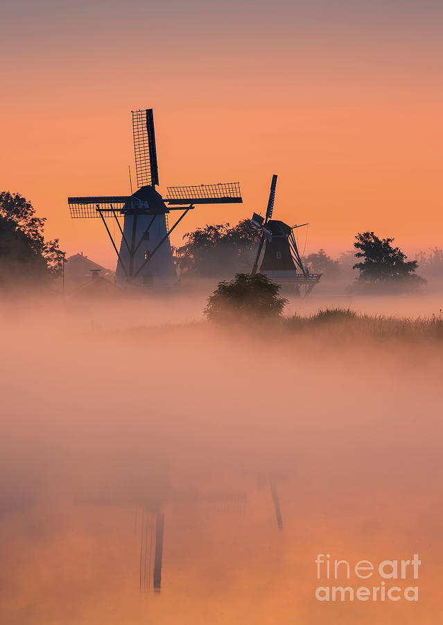 Sunrise Ten Boer, Groningen, Netherlands Photograph by Henk Meijer Photography