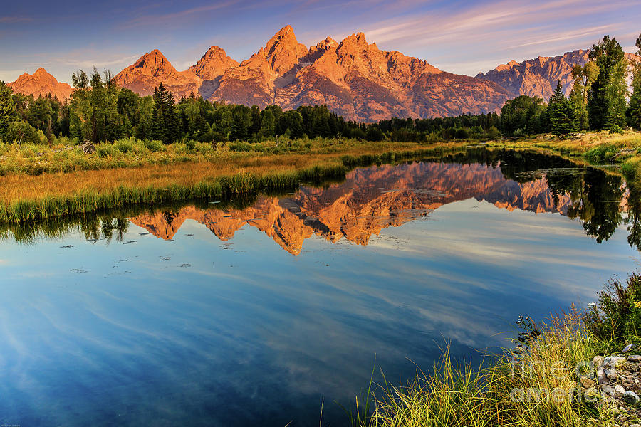 Sunrise Tetons Snake River Photograph by Ben Graham - Fine Art America