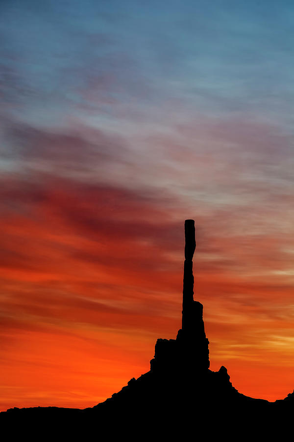 Sunrise Totem Pole  Photograph by Susan Candelario