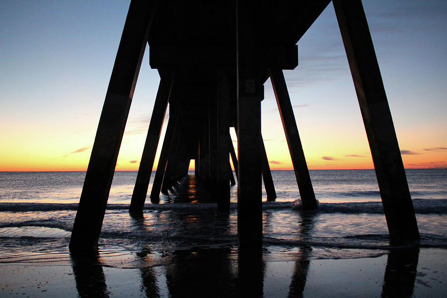 Sunrise Under The Pier Photograph by Cynthia Guinn