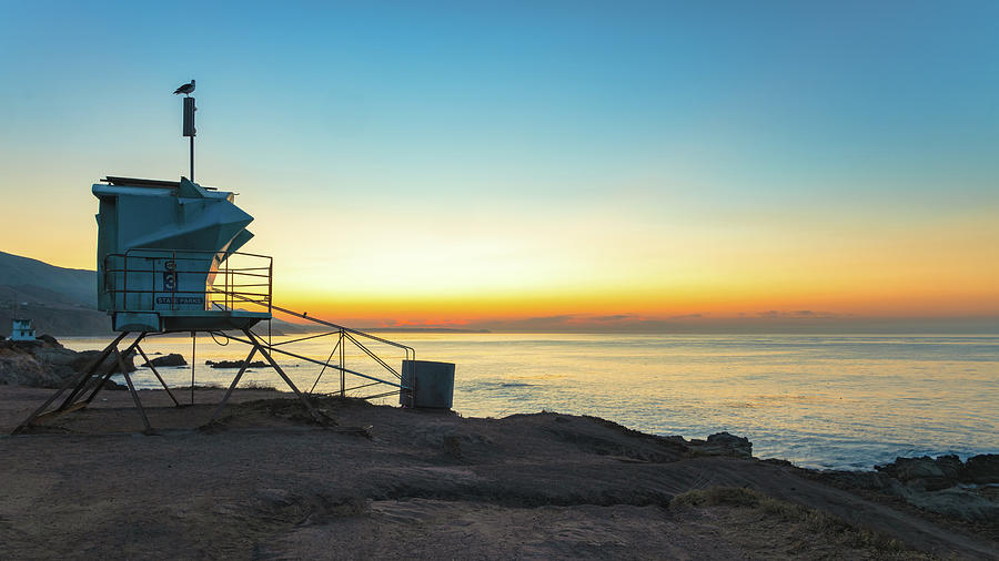 Sunrise View from the Top of Leo Carrillo State Beach Photograph by Matthew DeGrushe