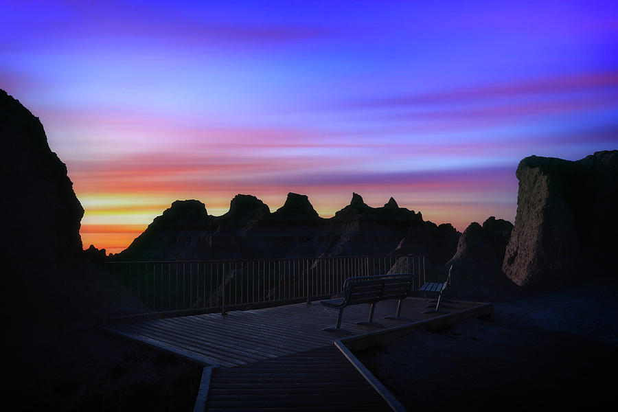 Sunrise View In Badlands National Park Photograph by Dan Sproul