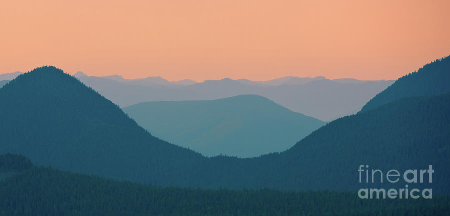 Sunrise Washington State Photograph by Henk Meijer Photography