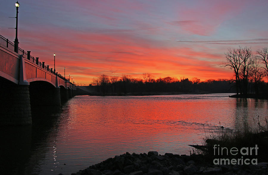 Sunrise Waterville Bridge 1.10.2021  8367 Photograph by Jack Schultz