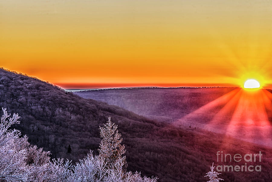 Sunrise West Virginia Highlands Photograph by Thomas R Fletcher