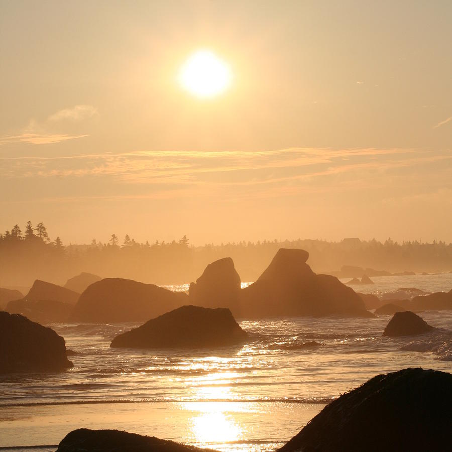 Sunrise - White Point Beach, Hunts Point, NS Photograph by Trevor ...