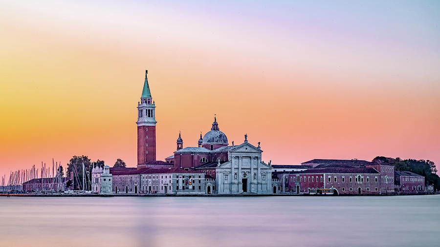 Sunrise With San Giorgio Maggiore Photograph by David Downs