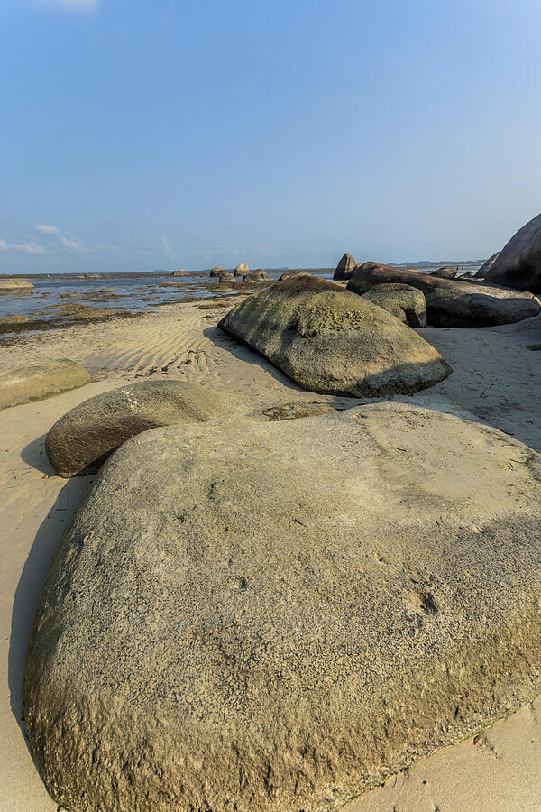 Sun,Sand,Sea and Rock Photograph by MagicColors