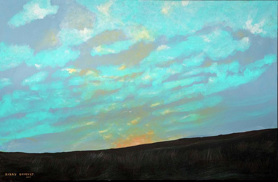 Sunset Painting by Kerry Beverly