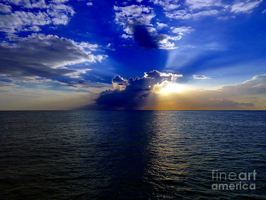 SUNSET @ Gulf of Mexico Photograph by Thomas Schroeder
