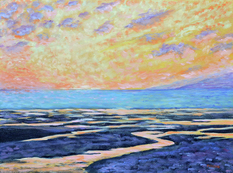 Sunset #1 Painting by Tom Morgan