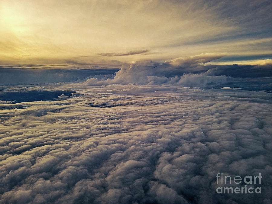 Sunset Photograph - Sunset Above the Sky by Vinicius Bacarin