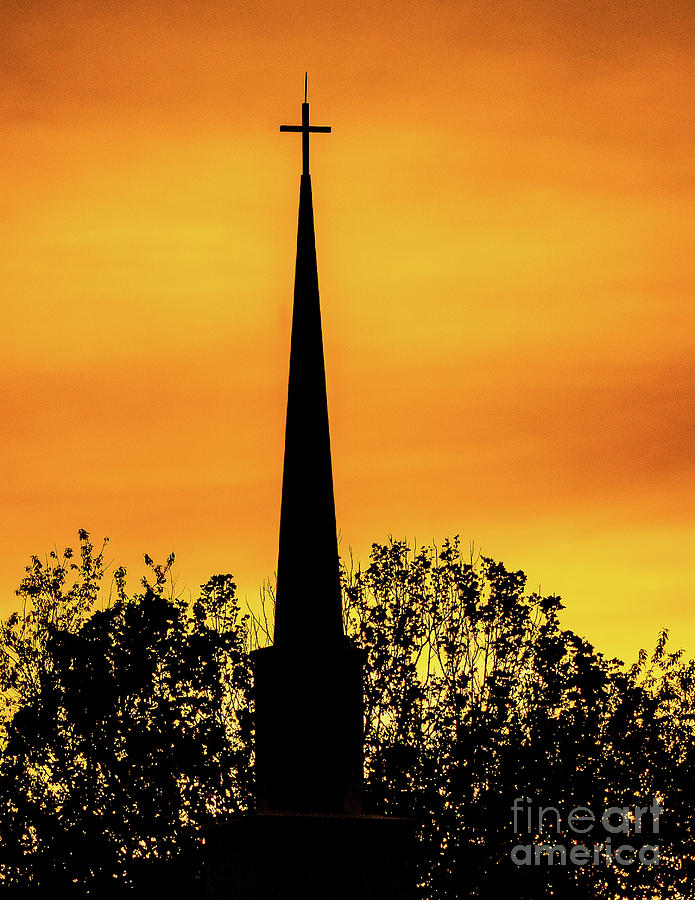 Sunset Adairsville Church Photograph by Nick Zelinsky Jr