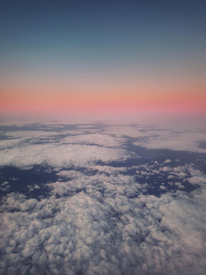 Sunset Aerial Cloudscape Photograph