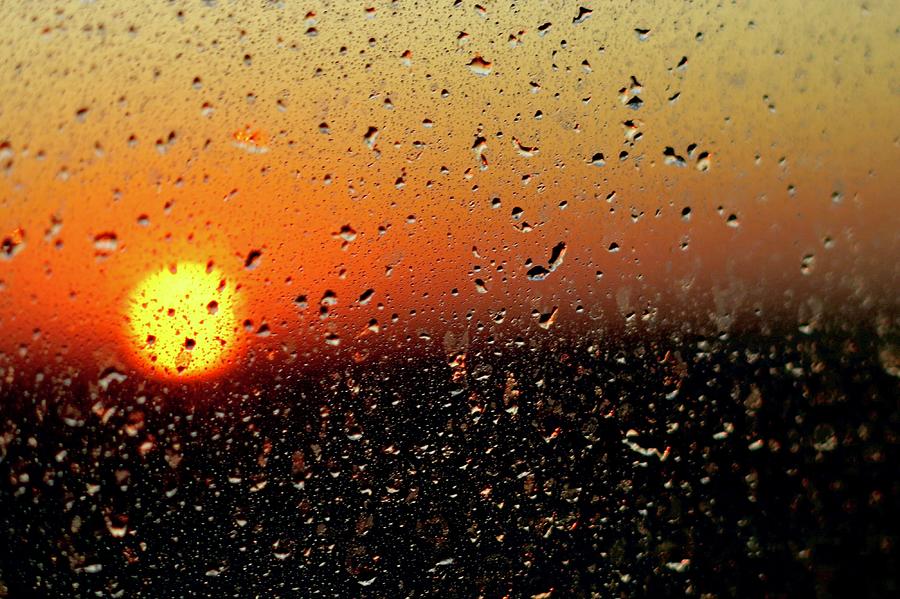 Sunset after the Rain Photograph by Chris Bavelles