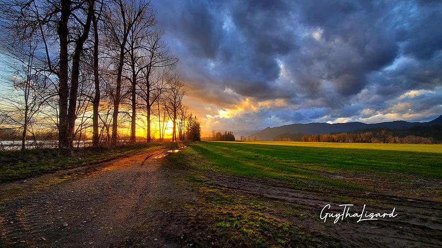 Sunset - Agassiz BC Photograph by Guy Hoffman