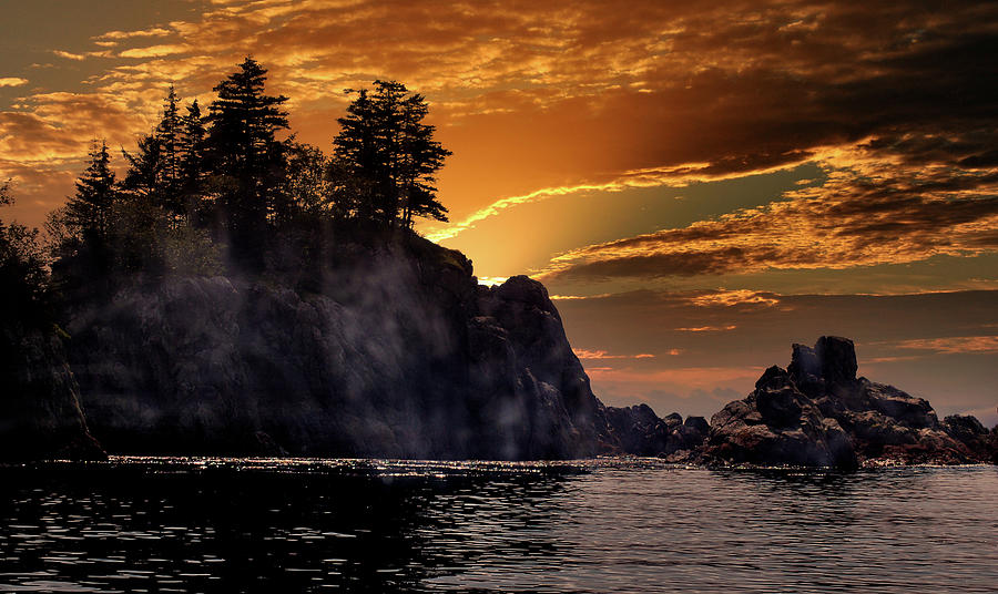 Sunset Alaska Photograph by Harry Spitz