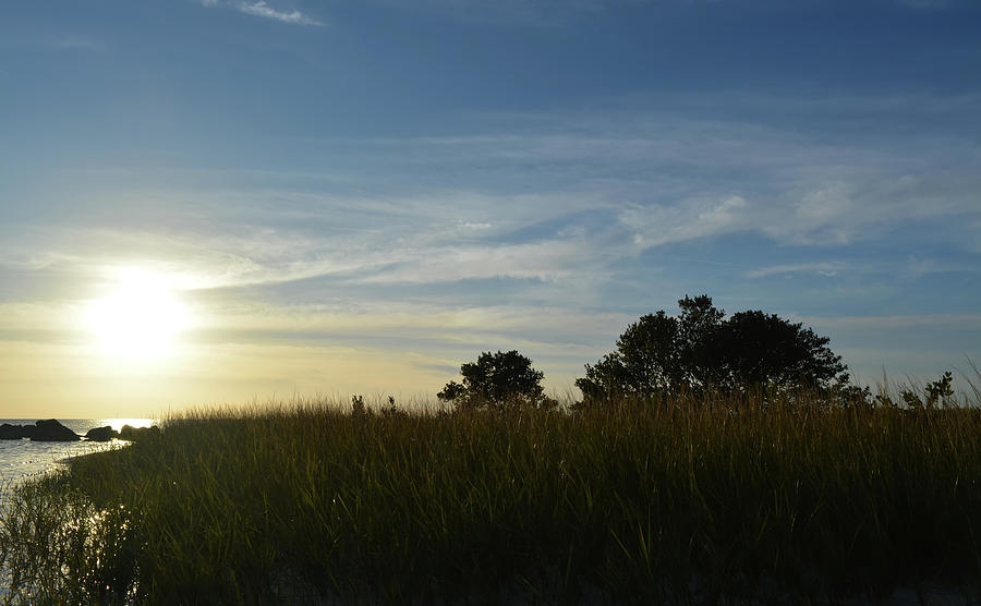 Sunset Along Fort Island Gulf Beach Photograph