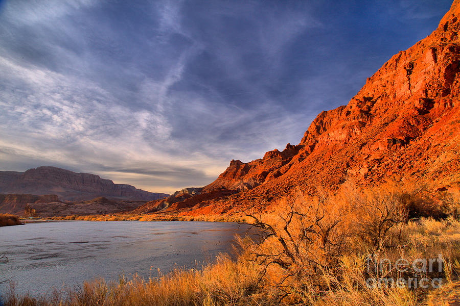 Sunset Along The Little Colorado River Photograph by Adam Jewell