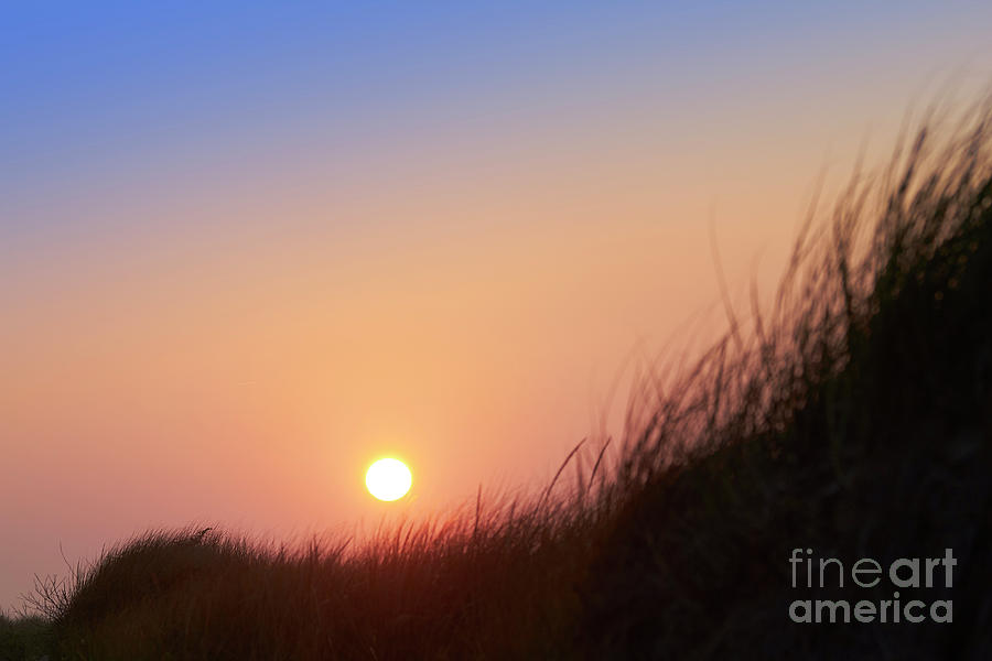 Sunset And Dunes Photograph