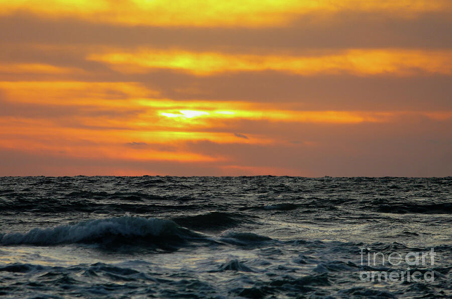 Sunset and the Gulf of Mexico Photograph by Joanne Carey