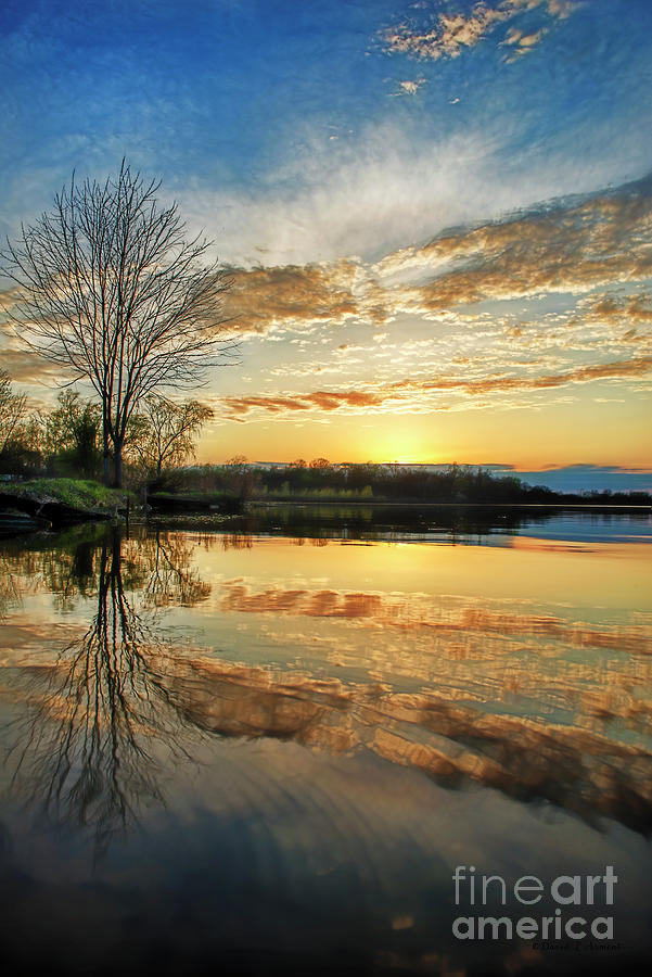 Sunset and the Lake is a Mirror Photograph by David Arment