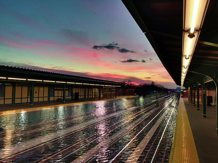 Sunset at 88th St. Photograph by Carol Whaley Addassi