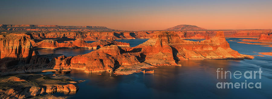 Sunset at Alstrom Point, Lake Powell Photograph by Henk Meijer Photography