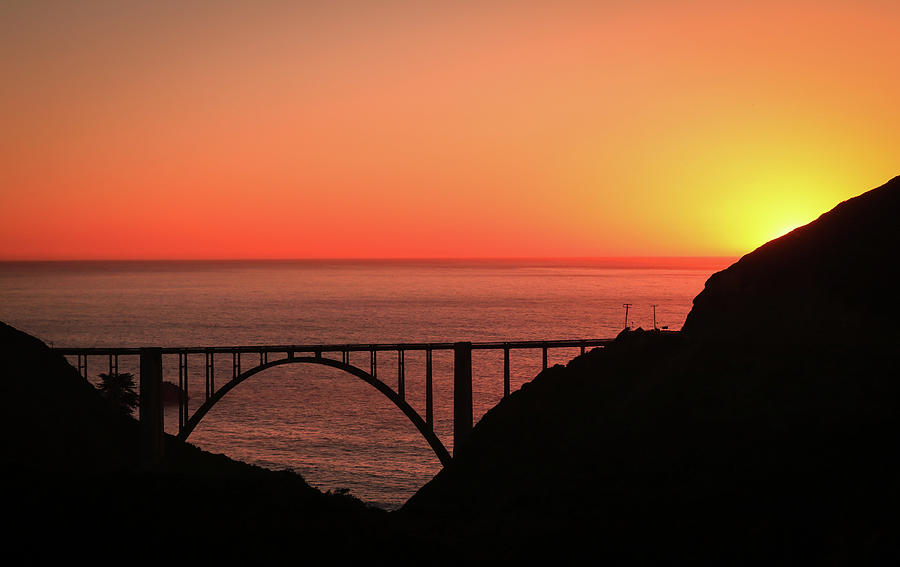 Sunset at Bixby Bridge, Ca2 Photograph by Dr Janine Williams