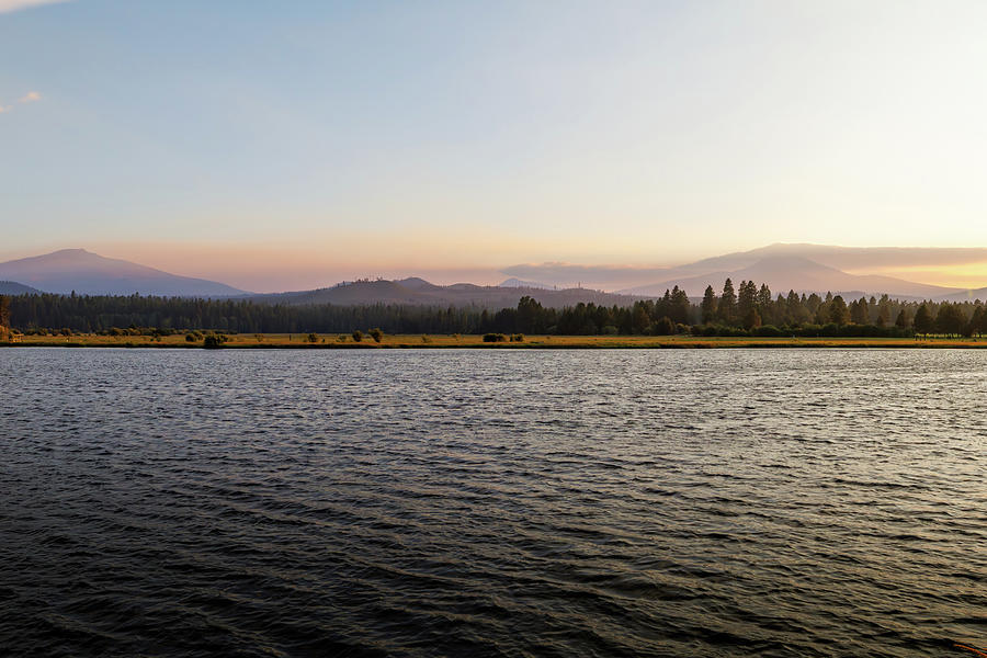 Sunset at Black Butte Ranch Oregon Photograph by Allin Sorenson